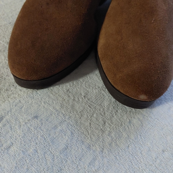 NINE WEST "CASCADES" SUEDE BACK LACE UP TALL BOOTS - Picture 7 of 14